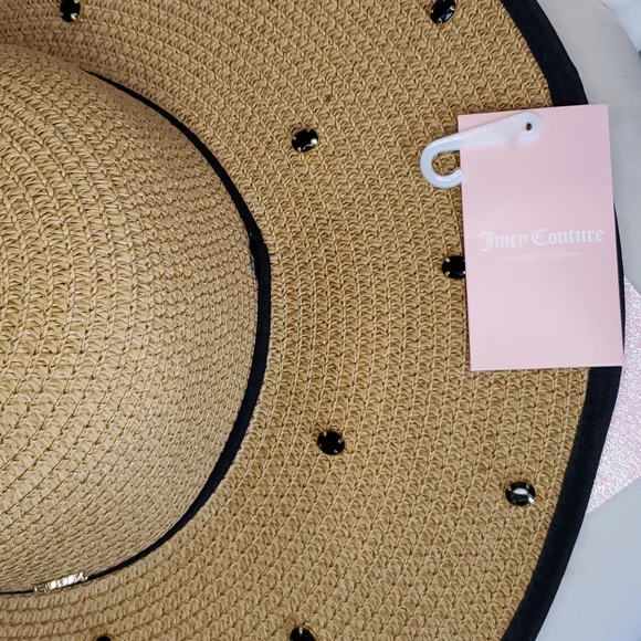Juicy Couture ❤️NWT❤️ Wide Brimmed Jeweled Hat!❤️❤️❤️ - Picture 8 of 13